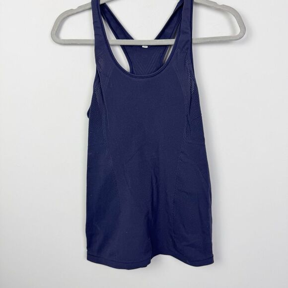 LULULEMON | Midnight Navy Reveal Racerback Tank Top Women’s Size 6 - Picture 4 of 11